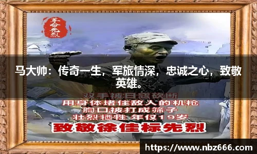 马大帅：传奇一生，军旅情深，忠诚之心，致敬英雄。